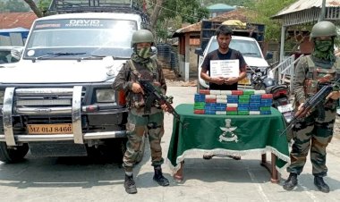 असम रायफल्स को ड्रग्स तस्करी मे मिली कामयाबी 9.83 करोड़ की ड्रग्स जब्त