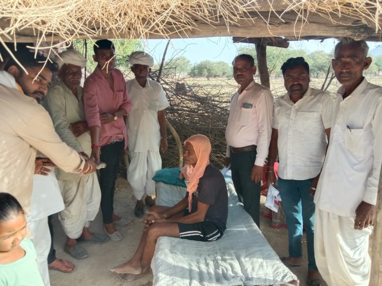 सर्व समाज की ओर सोशल मिडीया पर मुहीम चला कर किया आर्थिक सहयोग।