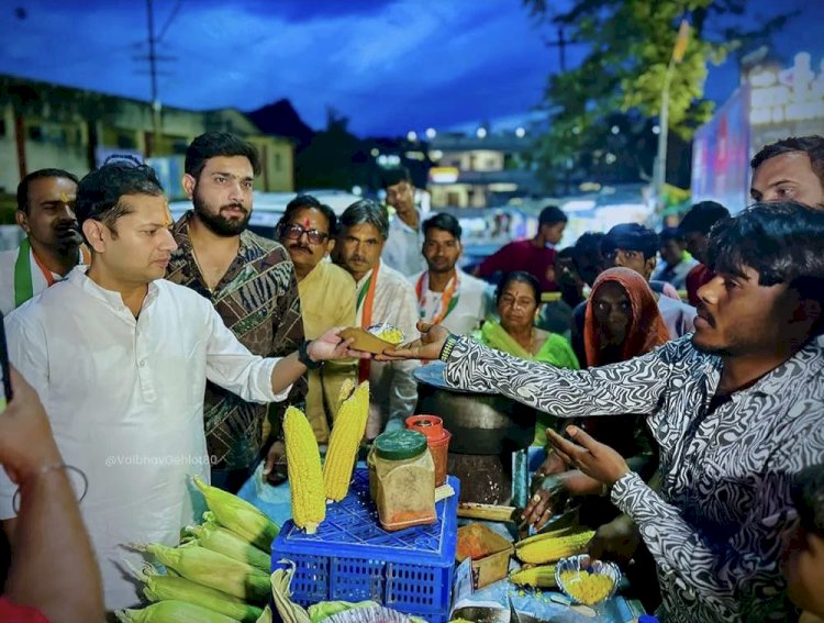 कांग्रेस प्रत्याशी वैभव गहलोत पहुंचे माउंट आबू, आमजन को दिलाया हमेशा साथ खड़े रहने का भरोसा