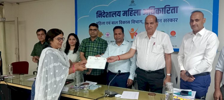 पोषण पखवाड़ा में बेहतर प्रदर्शन करने पर श्रीगंगानगर, हनुमानगढ़ तथा बून्दी को किया सम्मानित