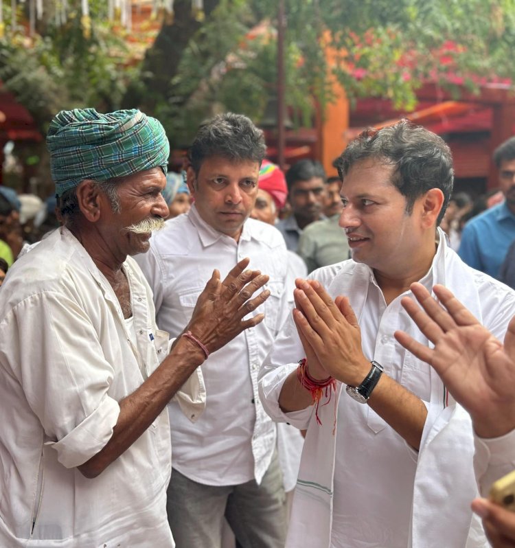 सांचौर विधानसभा क्षेत्र में जनसंपर्क किया, वैभव 16 अप्रैल को सांचौर के गांवों में जनसंपर्क करेंगे