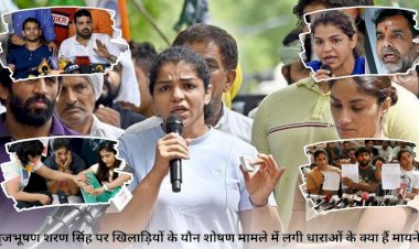 साक्षी मलिक एवं महिला पहलवानो ने बृजभूषण शरण सिंह किए योन शोषण मामले धाराओं का क्या महत्व है