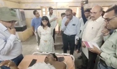 प्रभारी सचिव ने अस्पताल, पंप हाउस और जीएसएस का निरीक्षण कर व्यवस्थाओं का जायजा लिया