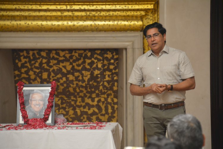 राजस्थान कैडर के सेवानिवृत अधिकारी श्री यदुवेन्द्र माथुर के निधन के शोक में बीकानेर हाउस में शोकसभा का आयोजन