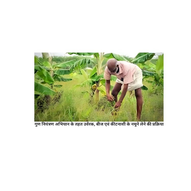 कृषि विभाग द्वारा खरीफ मौसम से पूर्व सघन गुण नियंत्रण अभियान
