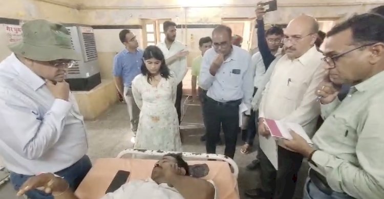 प्रभारी सचिव ने अस्पताल, पंप हाउस और जीएसएस का निरीक्षण कर व्यवस्थाओं का जायजा लिया