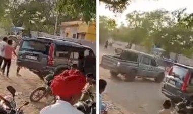 गोली मारने की धमकी दे कर युवक को उठा ले गए, कैंपर और स्कॉर्पियो में आये बदमाश, जबरदस्ती गाड़ी में डाल कर ले गए