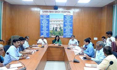 सवाई मानसिंह अस्पताल में आरएमआरएस की बैठक