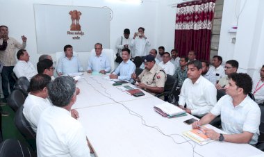 प्रभारी मंत्री के.के. विश्नोई ने सांचौर जिला विभागीय समीक्षा बैठक में दिए गुणवत्ता सुनिश्चित करने के निर्देश