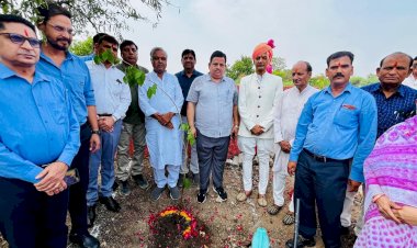 स्थापना दिवस के मौके पर छत्रपुरा बूंदी में किया पौधरोपण
