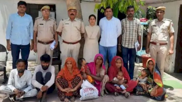 महिलाओ के आभूषण चोरी करने वाली गैंग को धर दबोचा:भीड़भाड़ वाला माहौल देखकर करते थे वारदात, 4 महिलाओं समेत 6 गिरफ्तार