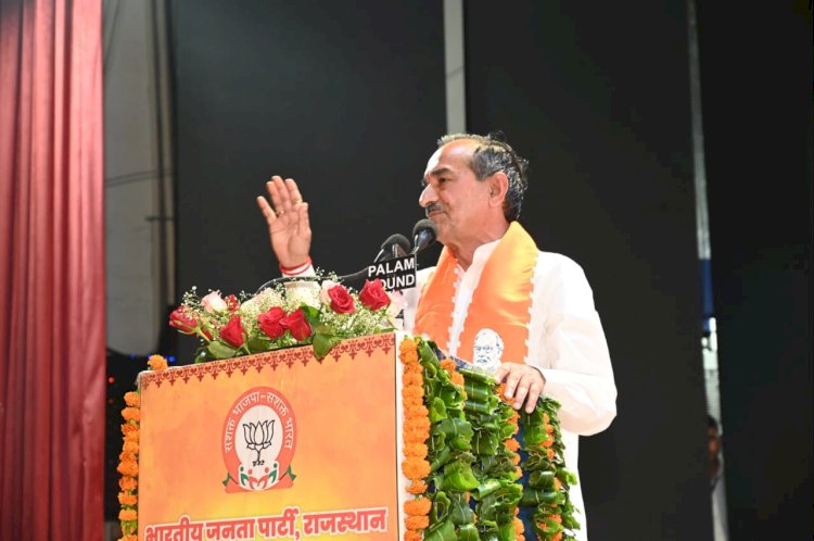भारत में अस्थिरता का प्रयास कर रहे कांग्रेसी- मदन राठौड़