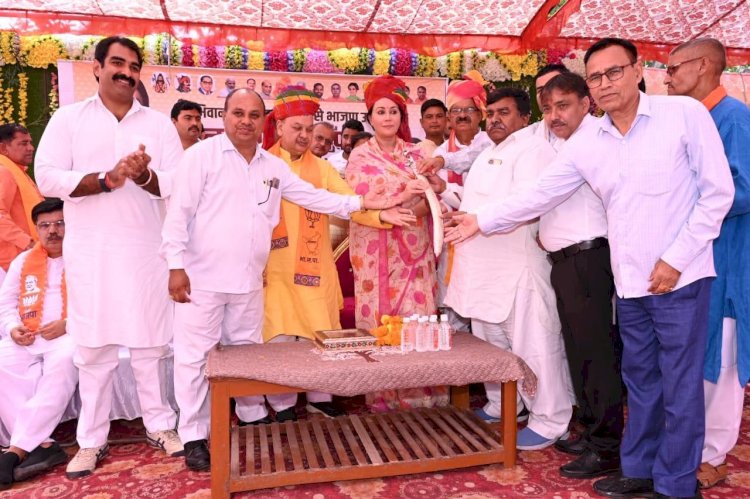दिया कुमारी ने किया हरियाणा के भिवानी में प्रचार