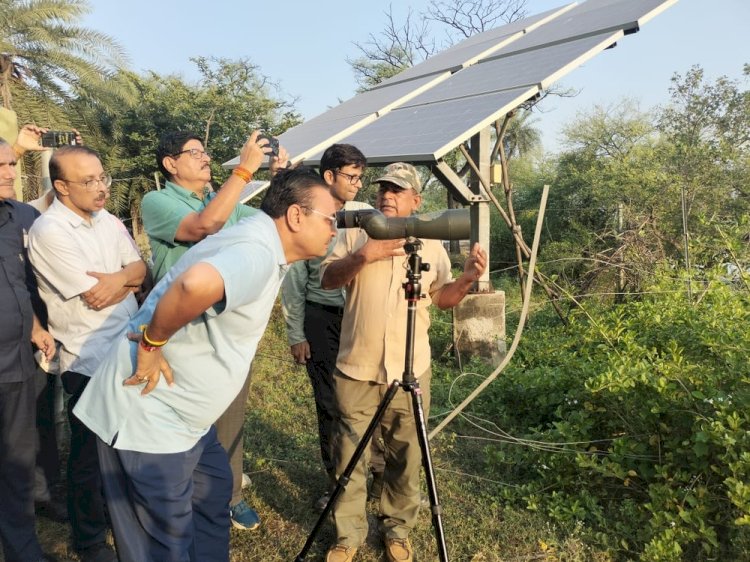 भजनलाल शर्मा ने केवलादेव घना राष्ट्रीय उद्यान का किया भ्रमण