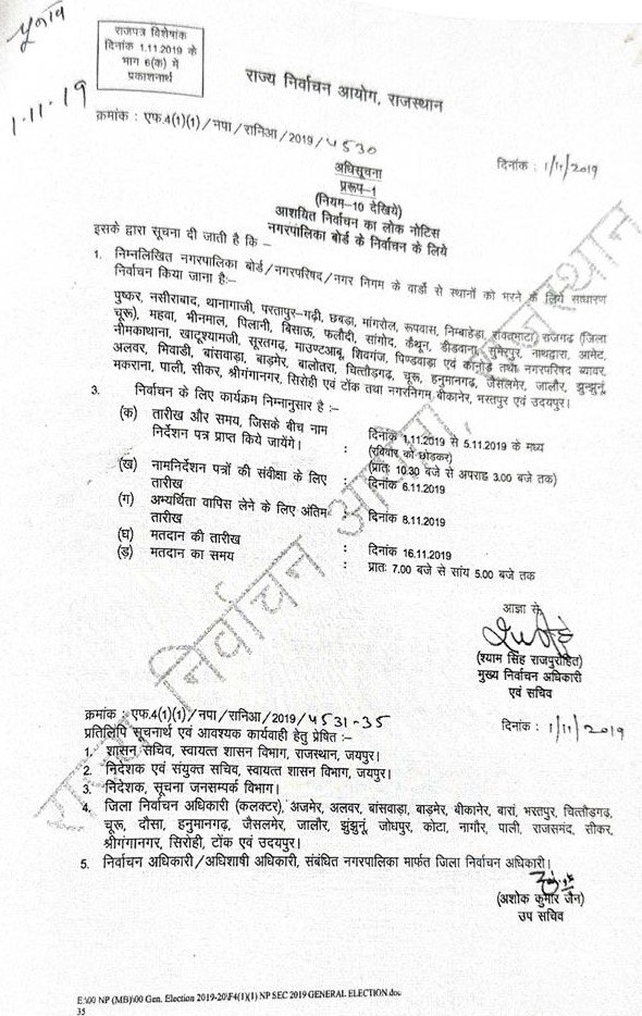 नगरपालिकाओं में प्रशासक लगाने का षडयंत्र