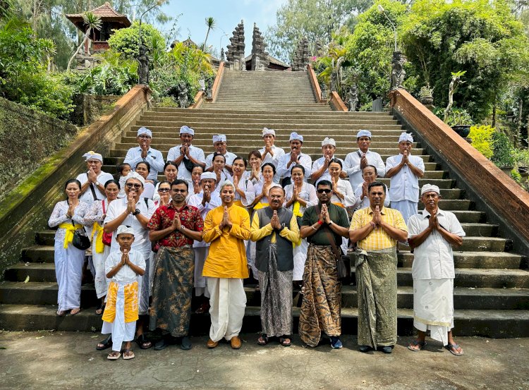 वासुदेव देवनानी  इंडोनेशिया पहुंचे ,मंदिरों के दर्शन किए