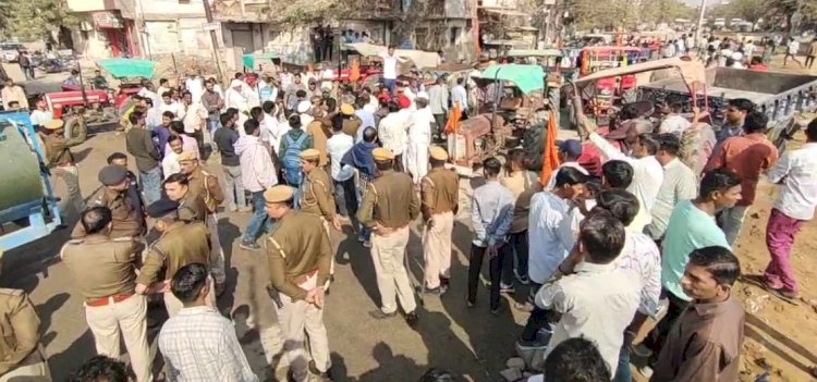 जालोर जवाई नदी के पानी के एक तिहाई हक और बीमा क्लेम की लंबित राशि सहित मांगो को लेकर किसानों का महापड़ाव जारी