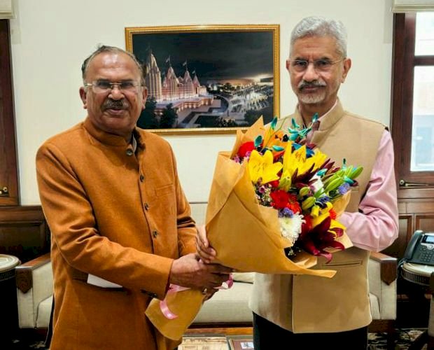विधानसभा अध्यक्ष देवनानी देवनानी की विदेश मंत्री से मुलाकात