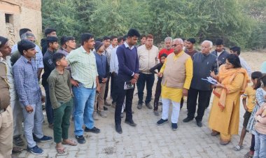 पंचायतीराज मंत्री ने बाड़मेर और बालोतरा में किया दौरा
