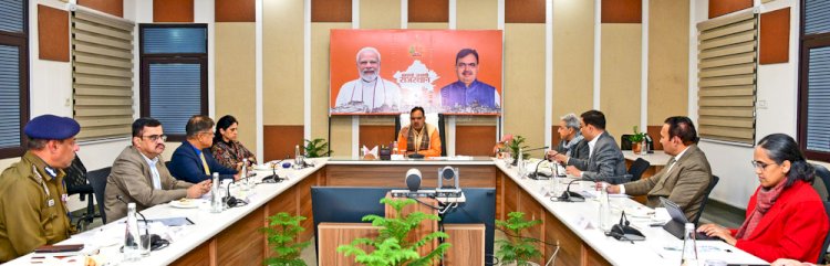 जयपुर में यातायात व्यवस्था सुधारने के लिए भजनलाल की बैठक