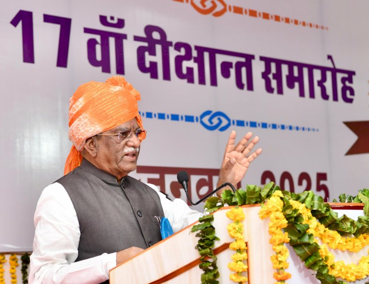 राज्यपाल हरिभाऊ बागडे का दीक्षांत समारोह में संबोधन