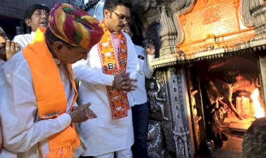 BJP अध्यक्ष मदन राठौड़ ने करणी माता के दरबार में टेका माथा