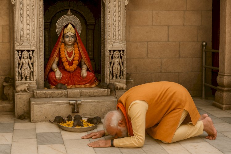 पीएम मोदी की देशनोक यात्रा