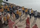 जालोर में प्रभात फेरी व सुंदेलाव पर श्रमदान 