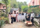 प्रजना फाउंडेशन और ICAI जयपुर द्वारा सैनिटरी पैड वितरण