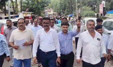 पत्रकार पर हमले को लेकर मुख्यमंत्री को ज्ञापन