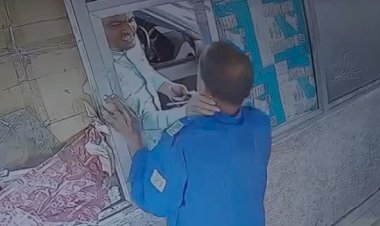 कॉन्स्टेबल ने टोलकर्मी का गला दबाया मारा थप्पड़,वीडियो वायरल