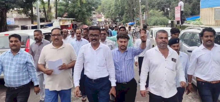 पत्रकार पर हमले को लेकर मुख्यमंत्री को ज्ञापन